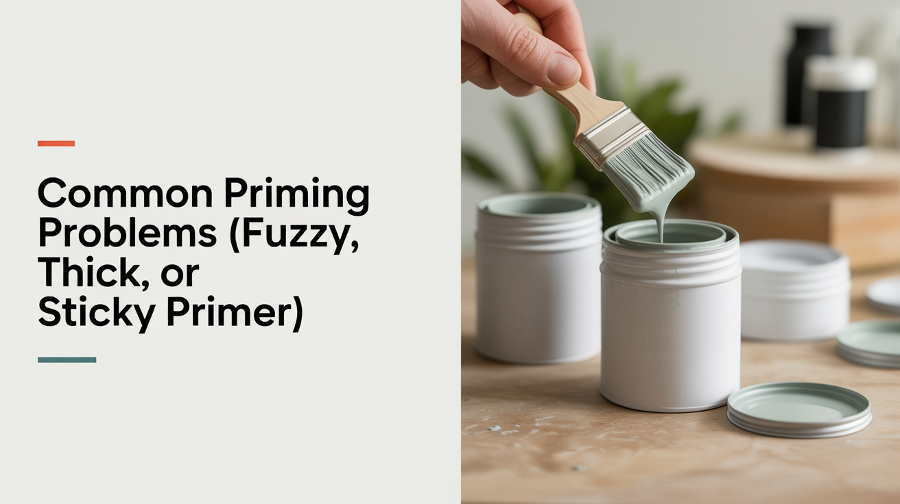 Common Priming Problems (Fuzzy, Thick, or Sticky Primer)