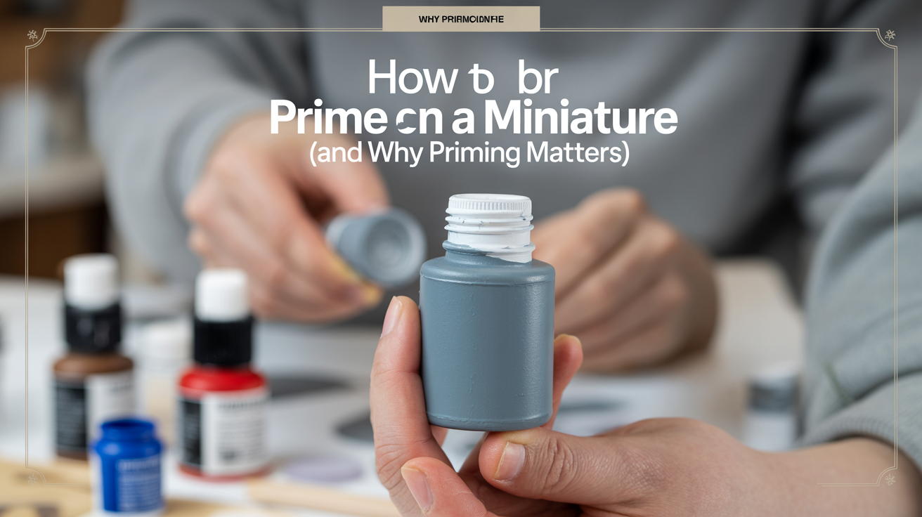 Why Priming Miniatures Matters